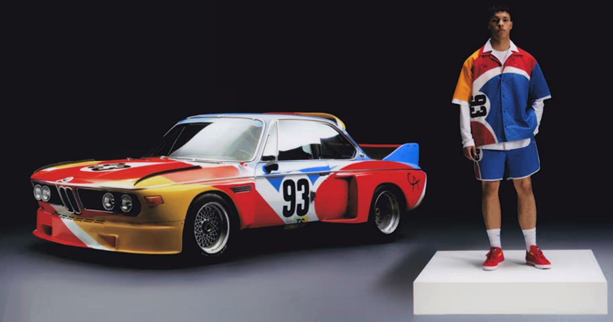 PUMA x BMW ยกย่องรถศิลปะในตำนานของ Alexander Calder ในคอลเลกชั่นใหม่