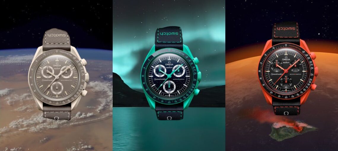 คอลเลกชัน Swatch BIOCERAMIC MOONSWATCH นำเสนอความงดงามของผืนโลกในมุมมองจากอวกาศ